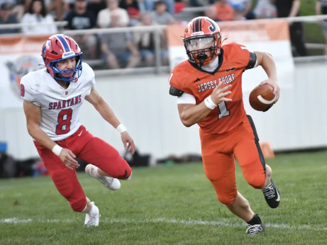 Jersey Shore earns a 49-34 win at home vs. North Schuylkill